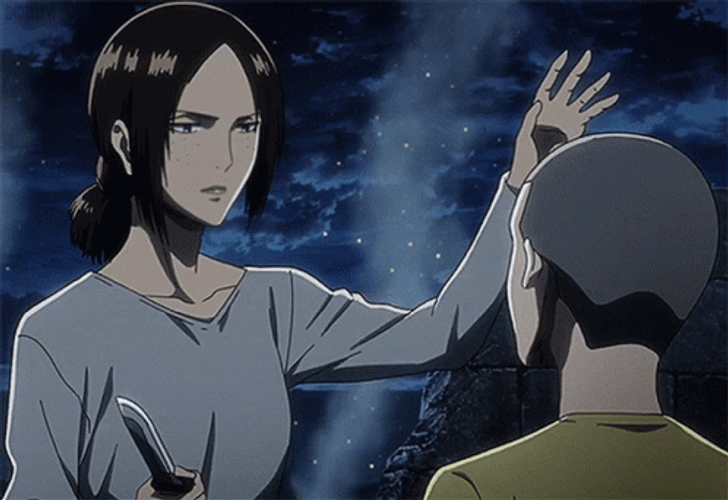 Attack On Titan Ymir And Conny GIF