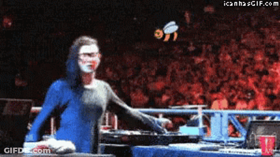 Attacked By A Bee Meme GIF