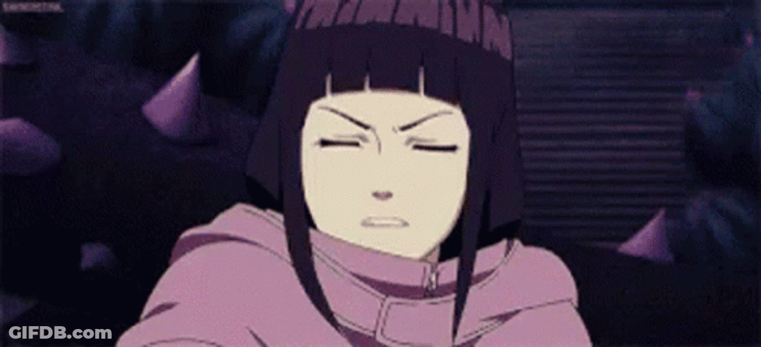 Attacking Powers Hinata Hyuga GIF