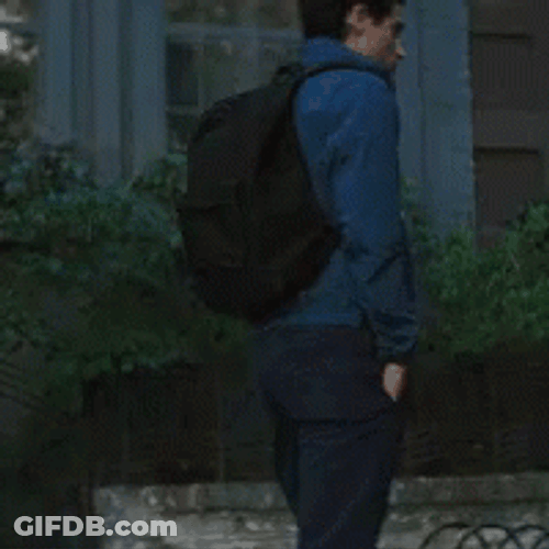 Attentive Joe Goldberg Watching GIF
