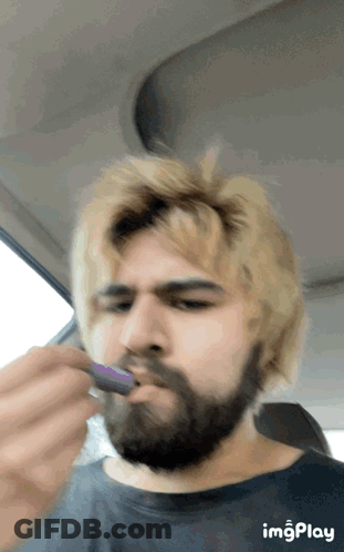 Attractive Hairstyle Men 2023 GIF