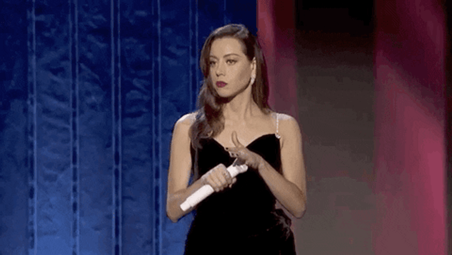 Aubrey Plaza Clap GIF
