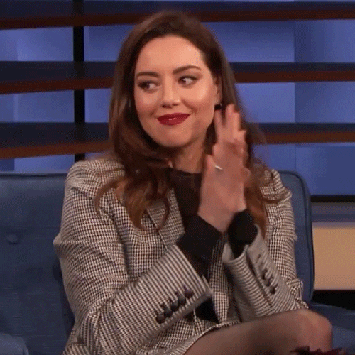 Aubrey Plaza Clapping GIF