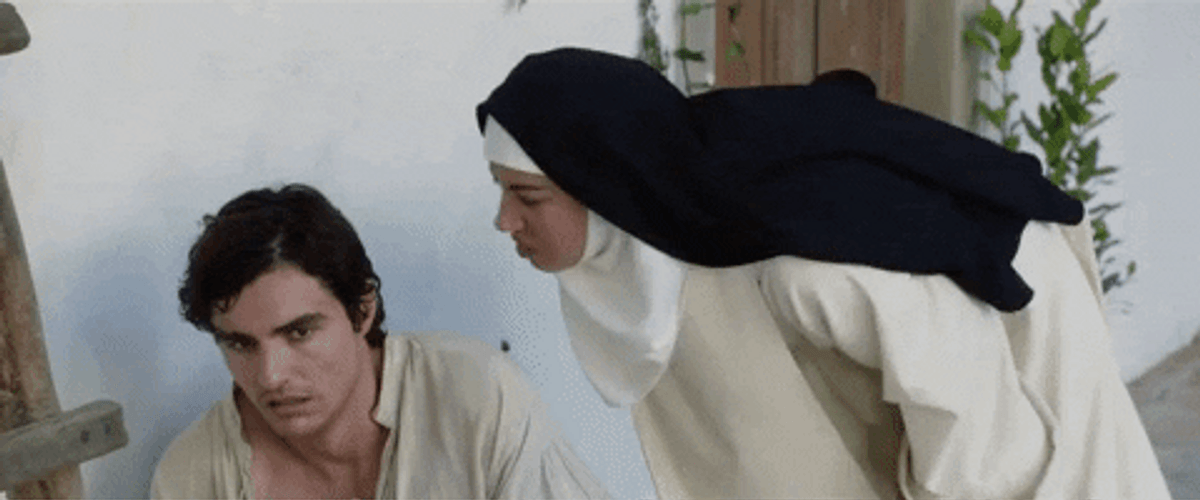 Aubrey Plaza Funny Nun GIF