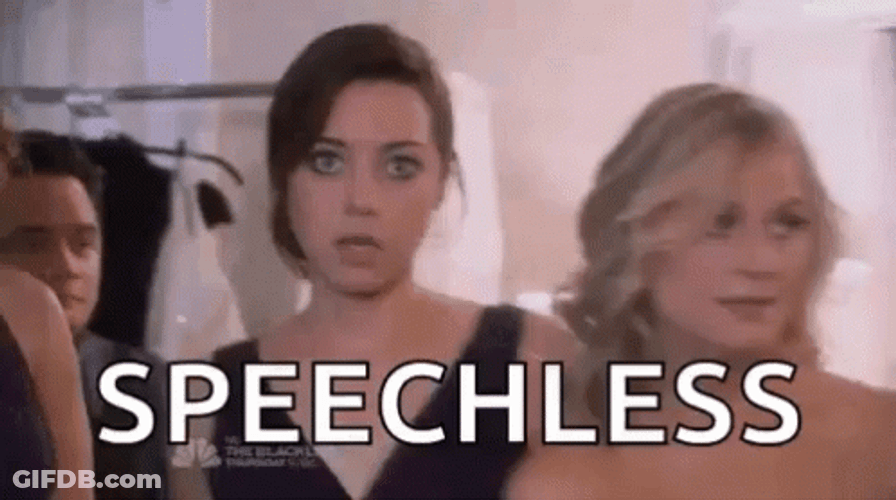 Aubrey Plaza Is Speechless GIF