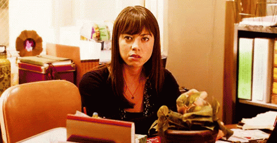 Aubrey Plaza Threatens GIF