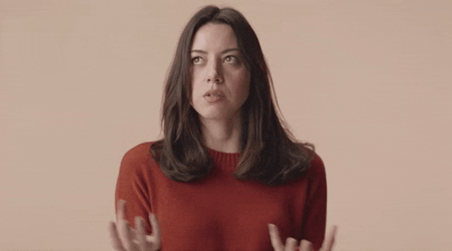 Aubrey Plaza Trying To Explain GIF