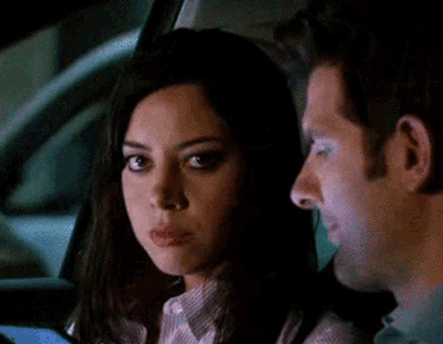 Aubrey Plaza Zoning Out GIF