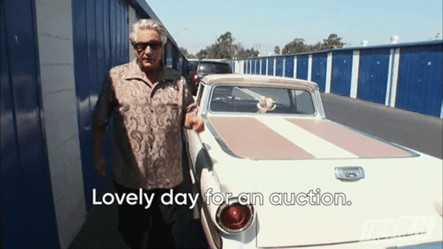 Auctioneer Lovely Day For Auction GIF
