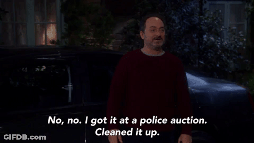 Auctioneer Sold Police Car At Auction GIF