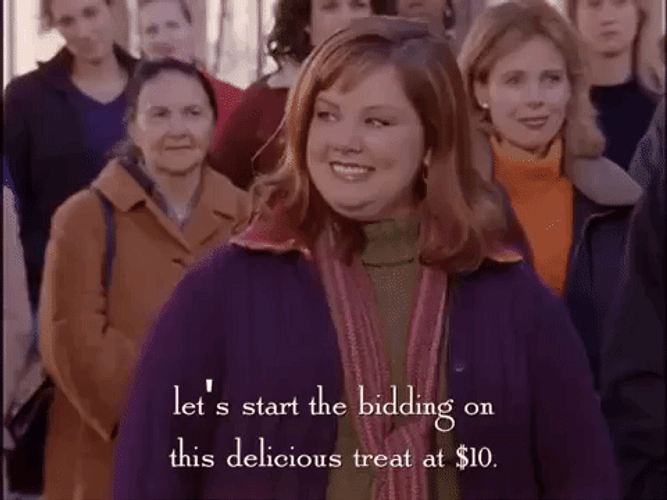 Auctioneer Starts Bid Delicious Treat GIF