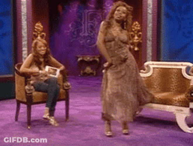 Audacious Tiffany Pollard Lifting Skirt GIF