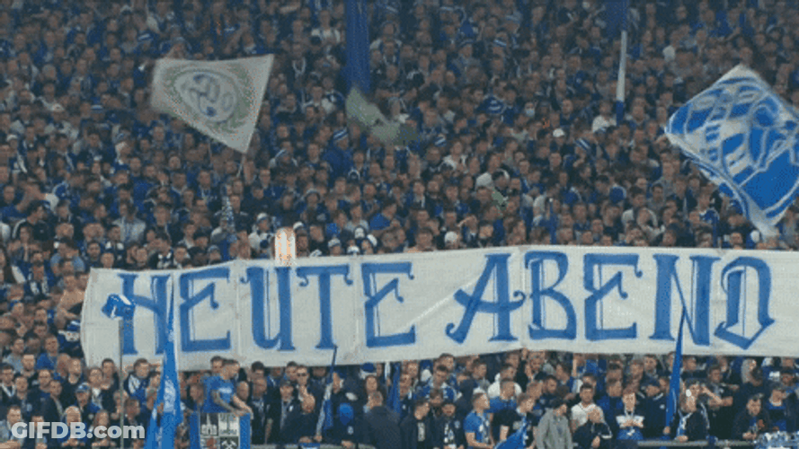 Audience Holds Banner GIF