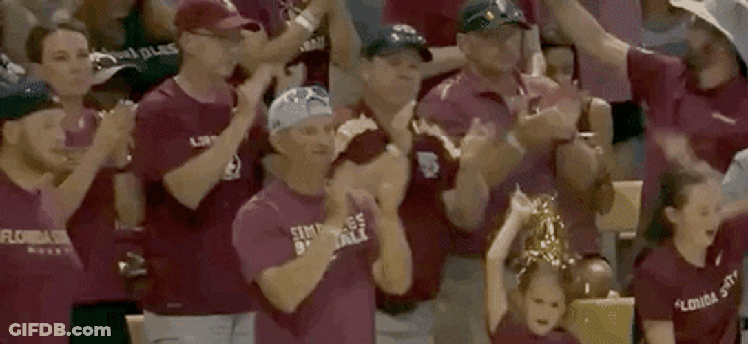 Audience Supporting Fsu Players GIF
