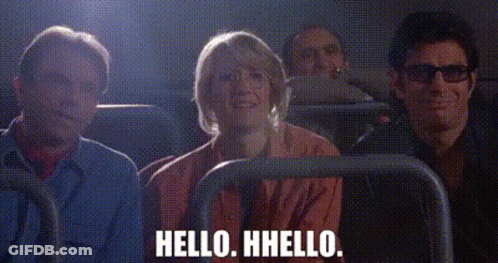 Audience Watching Movie Saying Hello GIF
