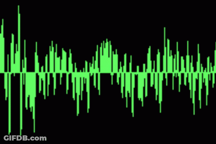 Audio Electromagnetic Sound Wave GIF