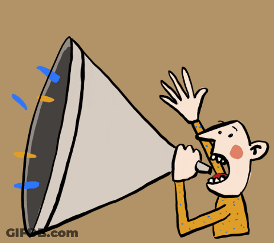 Audio Sounds On Illustration GIF