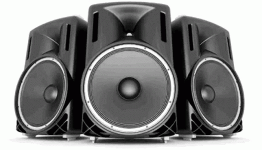 Audio Speakers Vibrating Sound GIF