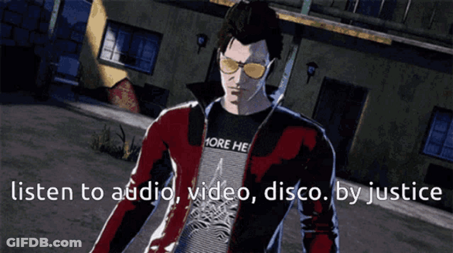 Audio Travis Touchdown No More Heroes GIF