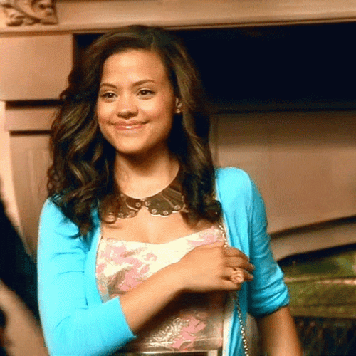 Audrey Descendants Delightfully Smiling GIF
