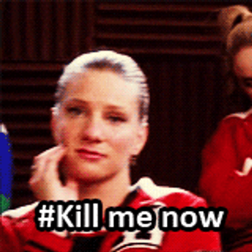 Audrey Hepburn Annoyed Kill Me Now GIF