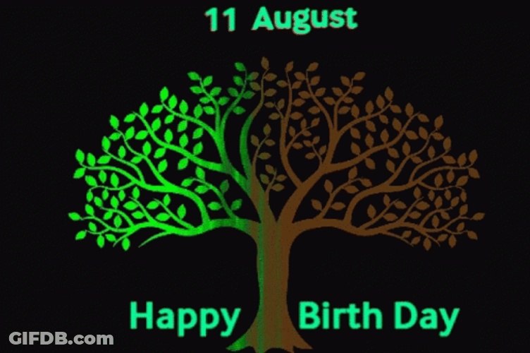 August 11Th Happy Birthday GIF