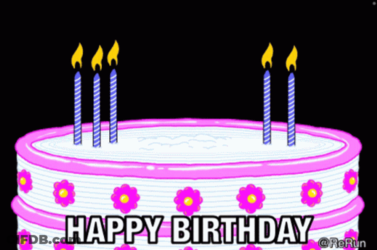 August Birthday Man Popping Out GIF