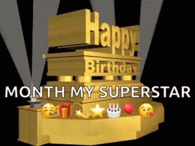 August Birthday Month My Superstar GIF
