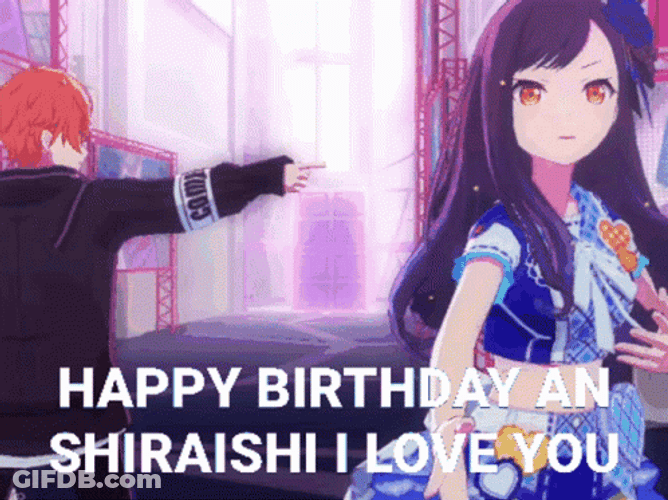 August Birthday Shiraishi An GIF