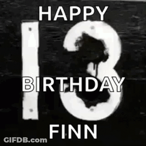 August Happy 13Th Birthday GIF
