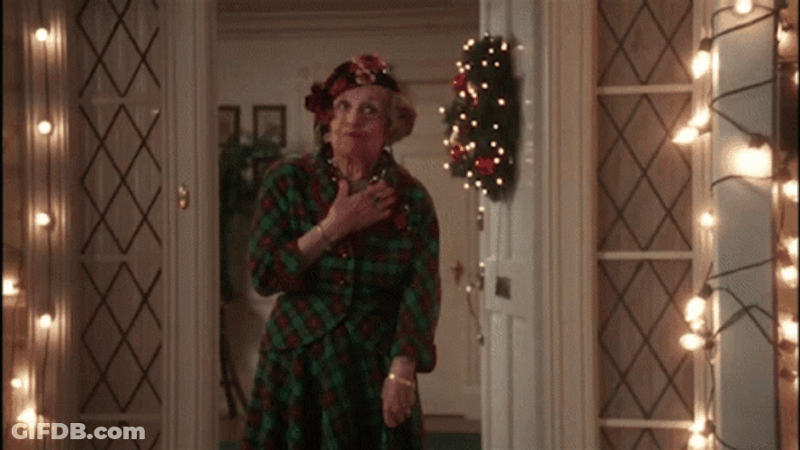Aunt Bethany Clark Griswold Christmas Lights GIF