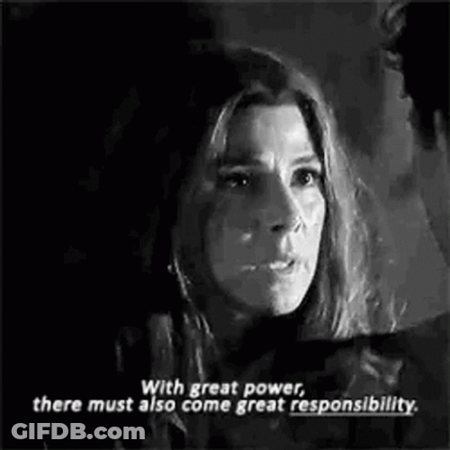 Aunt May With Great Power Comes Great Responsibility GIF