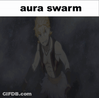 Aura Swarm Man In Costume GIF