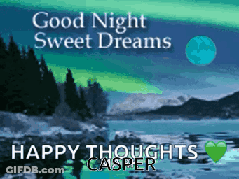 Aurora Borealis With Good Night And Sweet Dreams GIF