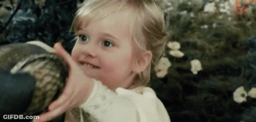 Aurora Hanging On Maleficent Horns GIF