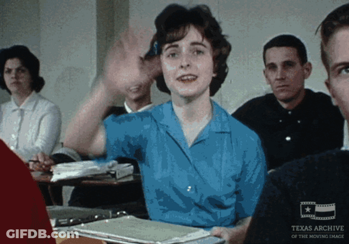 Austin College Raise Hand GIF