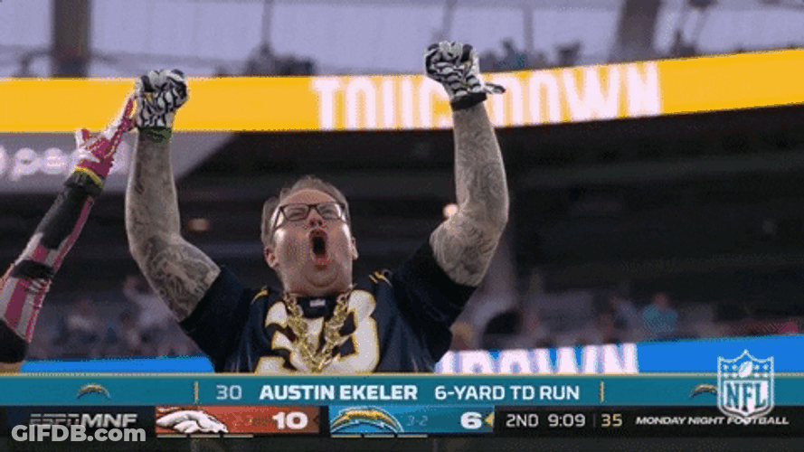 Austin Ekeler Hays GIF