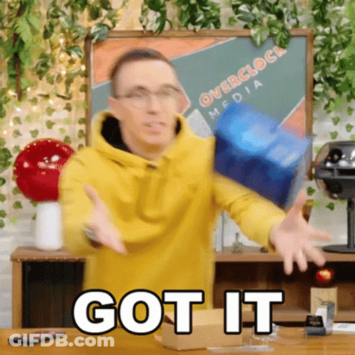 Austin Evans Catching Box Saying Got It GIF