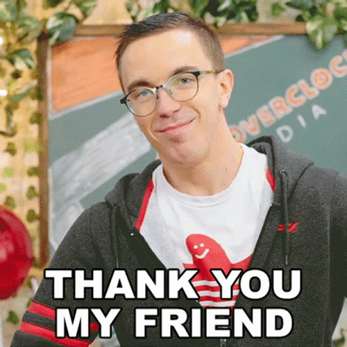 Austin Evans Thank You GIF