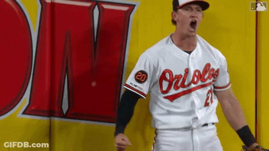 Austin Hays Chest Tap GIF
