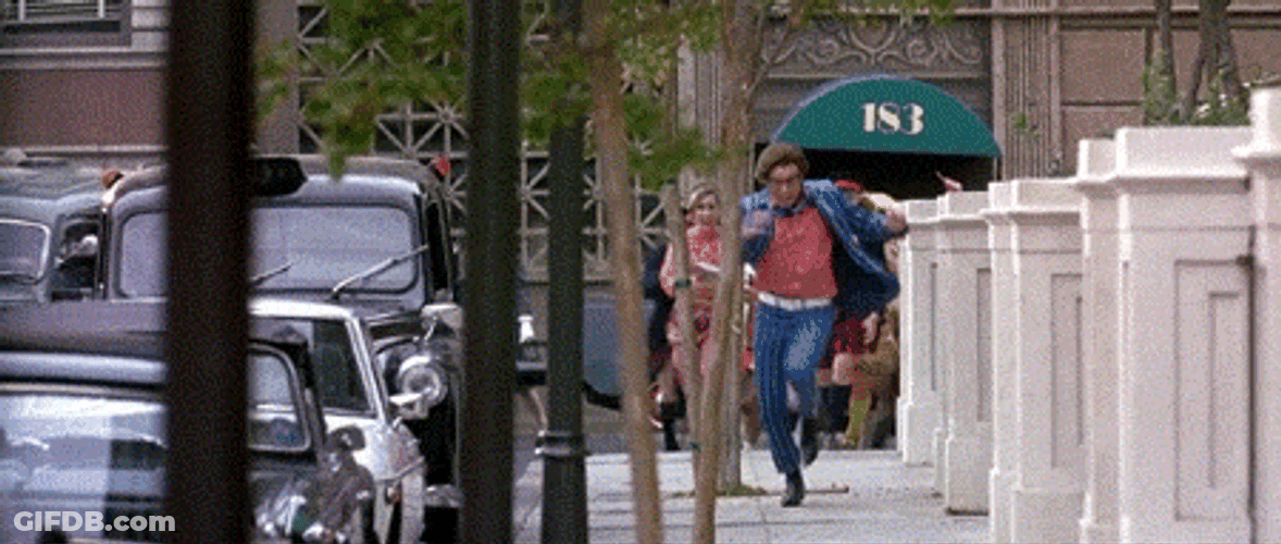 Austin Powers Mole Being Chased GIF