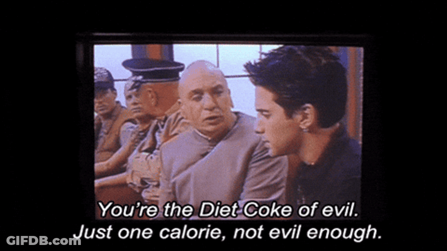 Austin Powers Mole Diet Coke Of Evil GIF