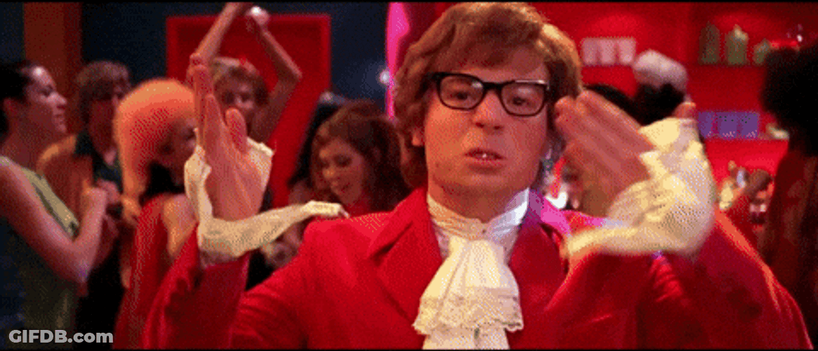 Austin Powers Mole Fantastic Performace GIF