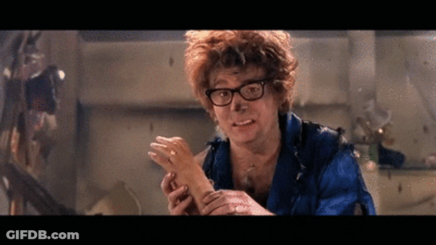 Austin Powers Mole I'm Single Again GIF