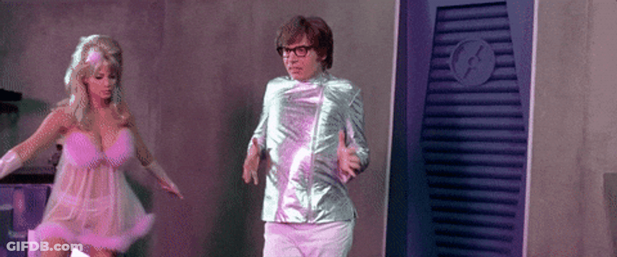 Austin Powers Mole Majestic Dancing GIF