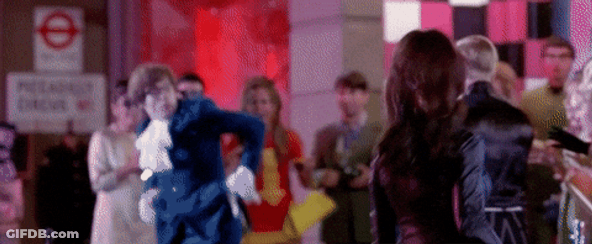 Austin Powers Mole Naughty Dancing GIF