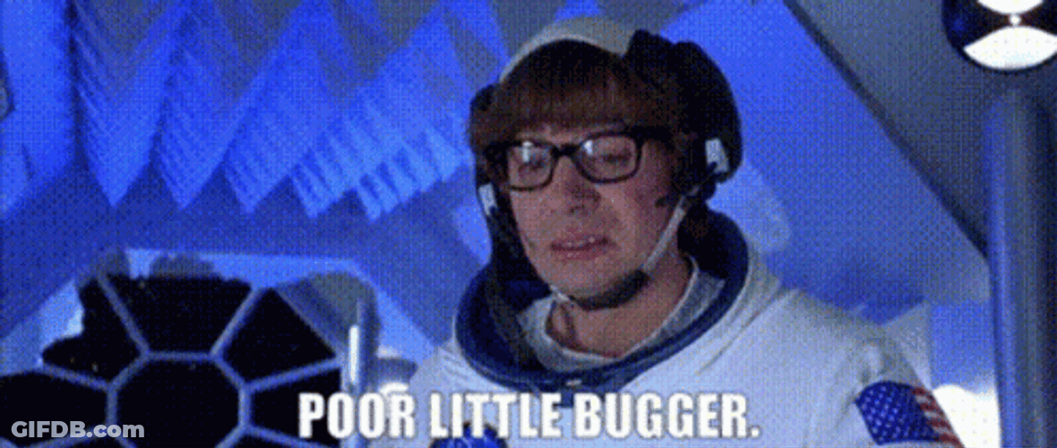 Austin Powers Mole Poor Little Burger GIF