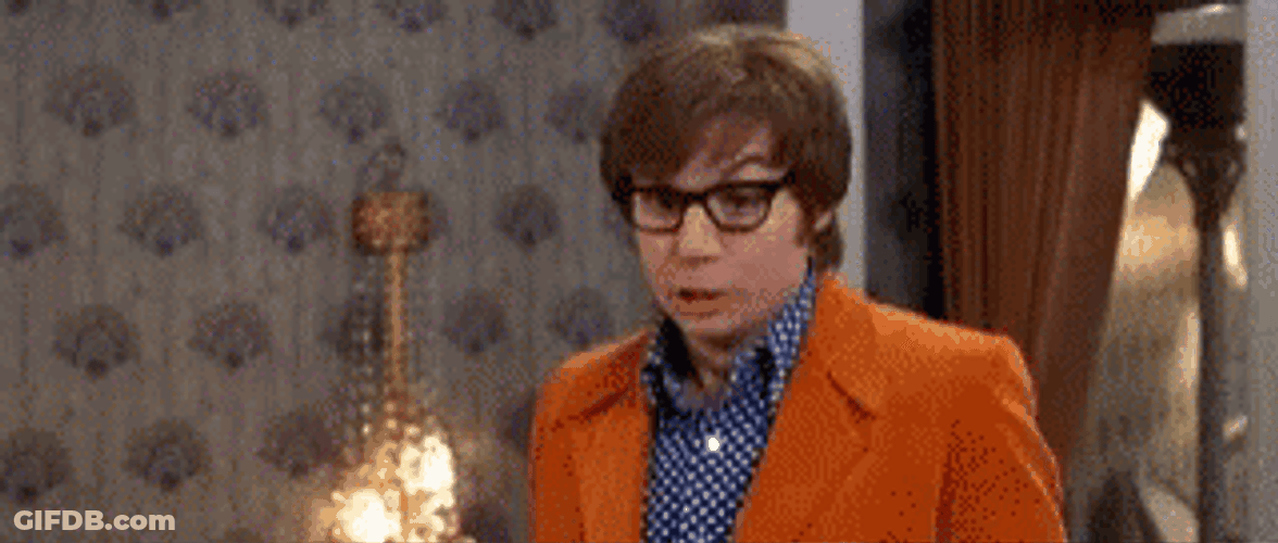 Austin Powers Nerd Alert GIF