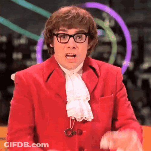 Austin Powers Shouting No GIF