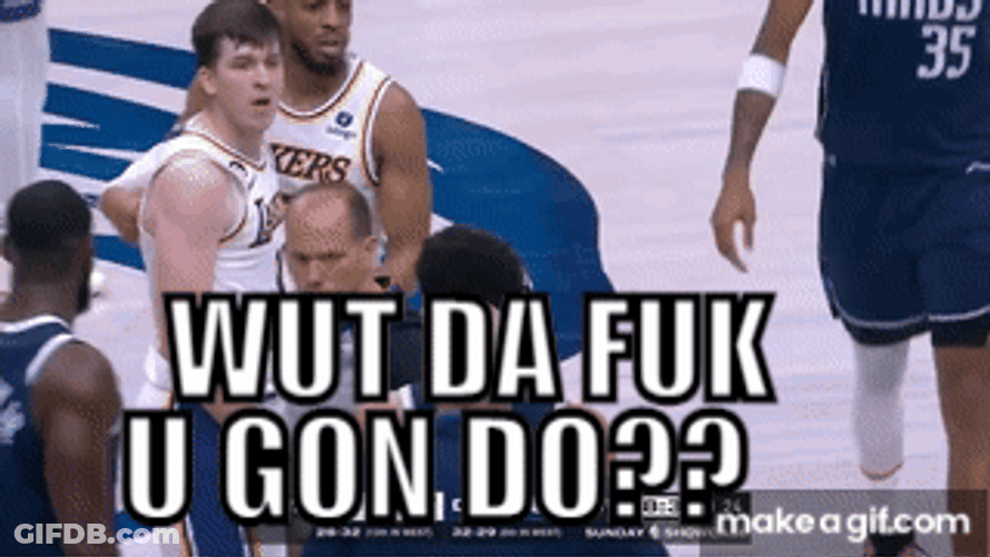 Austin Reaves Angry Mode GIF